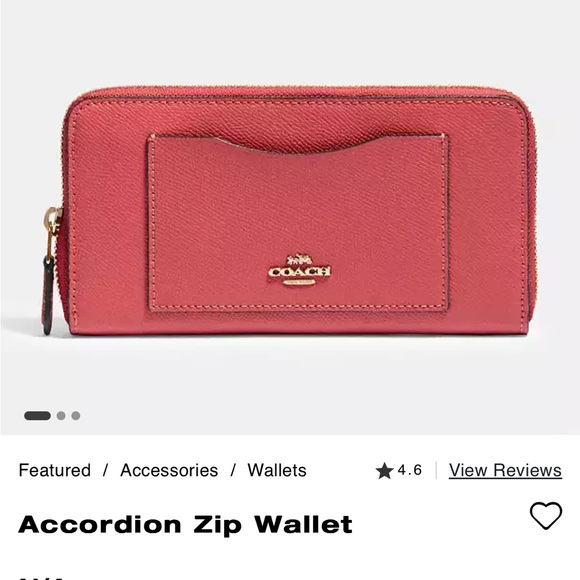Coach wallet zip around accordion EUC - Picture 8 of 8